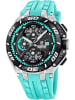 Festina Herrenuhr Chronograph Chrono Bike Silikon Azurblau