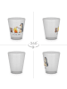 Mr. & Mrs. Panda Schnapsglas Pinguin Lagerfeuer ohne Spruch in Transparent
