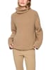 MARC CAIN COLLECTIONS Rollkragenpullover Knitted in Germany in Tannin