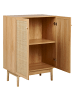 Beliani Sideboard NIVO in Braun - (W) 73 x (H) 102 x (L) 41 cm