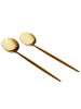Butlers Salatbesteck-Set STILETTO 2-tlg. in Gold