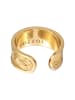 KUZZOI Ring 925 Sterling Silber Ornament in Gold