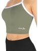 Circle Five Sporttop Doppelpack in Schwarz/Oliv