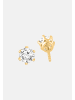 Ethische Diamanten Ohrringe aus 375 Gelbgold mit Lab Grown Diamant