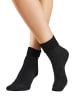 LAVANA basic Umschlagsocken in 2x anthrazit meliert, 1x grau meliert