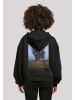 F4NT4STIC Organic Oversized Hoodie Pink Floyd Tree Head in schwarz
