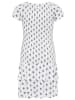 Bruno Banani Jerseykleid in weiß gemustert