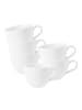 Seltmann Weiden 6er Set Kaffeetassen Beat Color Glaze 0,26 l in Weiß
