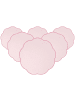 Villeroy & Boch 6er Set Platzsets Fleur Accessoires ø 40 cm in rosa