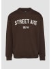 QS Sweatshirt in 89D0_dunkelbraun