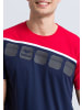 erima 5-C T-Shirt in new navy/rot/weiss