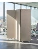 Beliani Büro-Raumteiler STANDI in Beige - (W) 184 x (H) 184 x (L) 30 cm