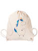 Mr. & Mrs. Panda Sportbeutel Einhorn Mann ohne Spruch in Creme