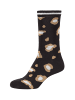 camano Socken silky touch lurex leopard 4er Pack black