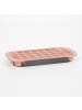 Excellent Houseware Eiswürfelform für 32 Eiswürfel in Rosa, (B) 17,8 x (H) 3,5 x (L) 33,5 cm