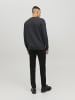 Jack & Jones Strickpullover in Dark Grey Melange
