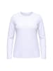 Ulla Popken Shirt in schneeweiß