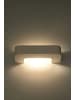 Nice Lamps Keramik Wandleuchte TITUS weiß Minimalistisch dekorative Lampe 1xE27 NICE LAMPS