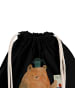 Mr. & Mrs. Panda gym rucksack Bär Prüfung mit Spruch in Schwarz