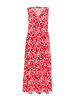 Threadbare Sommerkleid THB Rocks Tiered V in Red