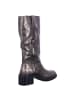 Lazamani Langschaftstiefel in silber