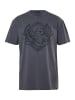 STHUGE Kurzarm T-Shirt in graphitgrau
