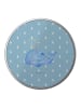 Mr. & Mrs. Panda Erinnerungsbox Wal Konfetti ohne Spruch in Blau Pastell