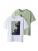 name it 2er Pack T-Shirts Bio-Baumwolle Nkmhansy in bright white