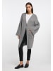 RISA Offener Strick Cardigan in Grau Melange