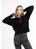 DreiMaster Vintage Damen Strick Pullover in SCHWARZ