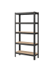 SONGMICS Schwerlastregal Cozory in schwarz - (B)75 x (H)150 x (T)30 cm