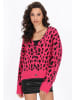 myMo ROCKS Women Cardigan in pink leo