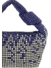 myMo at night Women Handbag in Royal Blue Silver