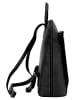 Cluty Rucksack echt Leder in schwarz