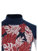 Olympia Shirt in nachtblau/rot