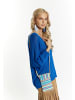 IZIA Damen Phone Bag in Blau Mehrfarbig