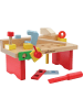 Spielmaus Holz Holz Werkbank 15-teilig, 29 x 14 x 13 cm - ab 12 Monate