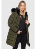 Navahoo Winterjacke Navahoo Lotusblüte Princess Damen Winter Steppjacke B897 in Olive