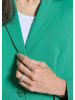 GOLDNER Kurzgröße:  Viskoseblazer mit Reverskragen in grün