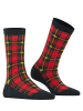 Burlington Socken X-Mas Tartan in Black