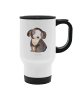 Mr. & Mrs. Panda thermosbecher Hund Entspannen ohne Spruch in Weiß