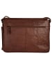 SPIKES & SPARROW Messenger echt Leder in cognac