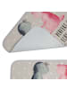 Mr. & Mrs. Panda Badeteppich Axolotl Liebe mit Spruch in Grau Pastell