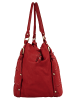 Samantha Look Shopper echt Leder in rot