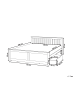 Beliani 5-tlg Doppelbett OLENDON in Braun