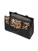 faina Women Handbag in Black Leo
