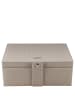 Windrose Corbello - Schmuckkoffer L 28 cm (taupe) in taupe