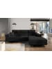 MF Design Amanda Recamiere Rechts in Schwarz -  (L) 203 x (B) 289 x (H) 85 cm