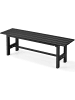 COSTWAY 2-Sitzer Sitzbank in Schwarz