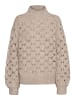 Vero Moda Strickpullover in Natural Melange